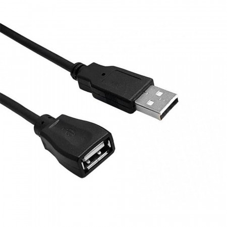 CABO EXTENSION USB PRETO  1.8M