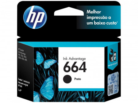 CARTUCHO DE TINTA HP 664 PRETO