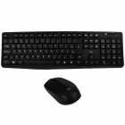 KIT TECLADO+MOUSE SEM FIO MTEK KM-5239-PT PRETO