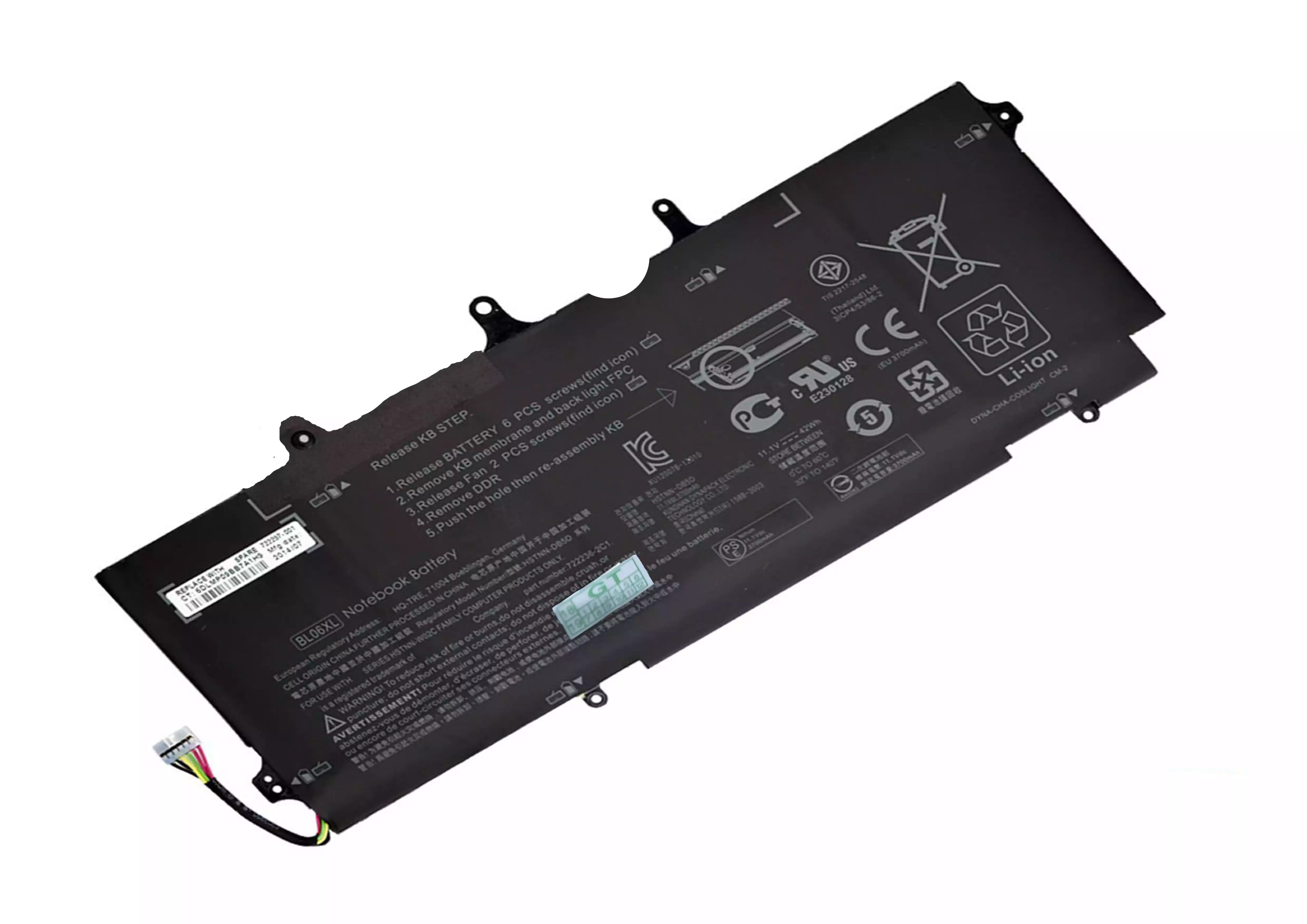 BATERIA NOTEBOOK HP BL06XL 42W 11.1V