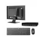 MINI PC HP PRODESK 400 G6 i3-10100 8GB/256 SSD/TECLADO/MOUSE/SOPORTE W10 HOME