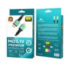 CABO HDMI HDTV 8K (20 METROS) - PRETO/VERDE