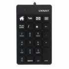 TECLADO NUMERICO SATELLITE AK-182 USB PRETO