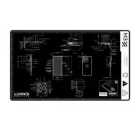 MANTA ANTIESTATICA NEGRA 60X35 LUOWEI M3