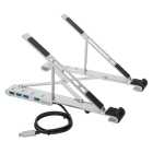 Suporte p/ Notebook Targus + Hub USB-C/4USB-A AWU100205GL-92 Gray
