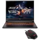 NB GAMING ACER NITRO V 16 ANV16-72-7809 CORE7-240H 1.7GHZ/ 32GB/ 512 SSD/ 16 IPS WUXGA 180HZ/ RTX5060 8GB/ RJ-45/ BACKLIT KEYBOARD/ BLACK/ W11H + MOUSE