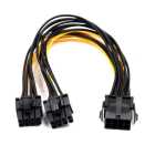 CABO ADAPT 8PIN PCI-E PRA 2X8 (6+2) VGA