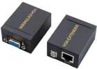 ADAPTADOR EXTENDER VGA - RJ45 60M